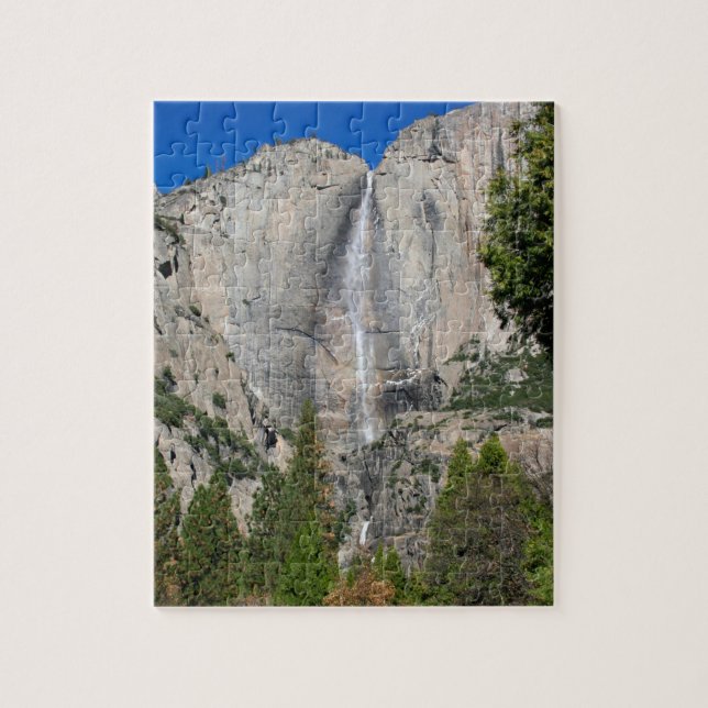 Quebra-cabeça Yosemite Falls superior em novembro (Vertical)