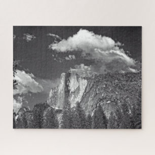 Quebra-cabeça Yosemite - Half Dome - B-n-W - 16x20 - 520 pcs