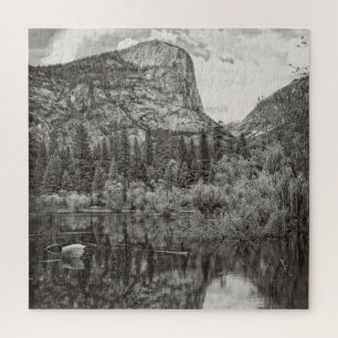 Quebra-cabeça Yosemite -Mirror Lake -North Dome -20x20 -676 pcs