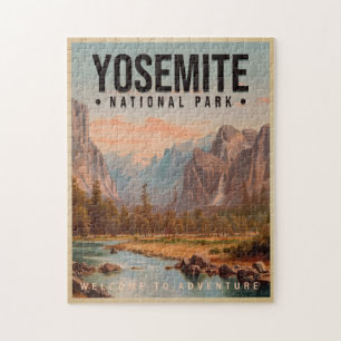 Quebra-cabeça Yosemite National Park California Vintage