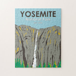 Quebra-cabeça Yosemite National Park Ribbon Fora da Califórnia