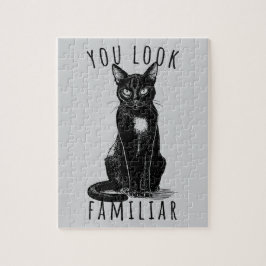 Quebra-cabeça You Look Familiar Witches Black Cat