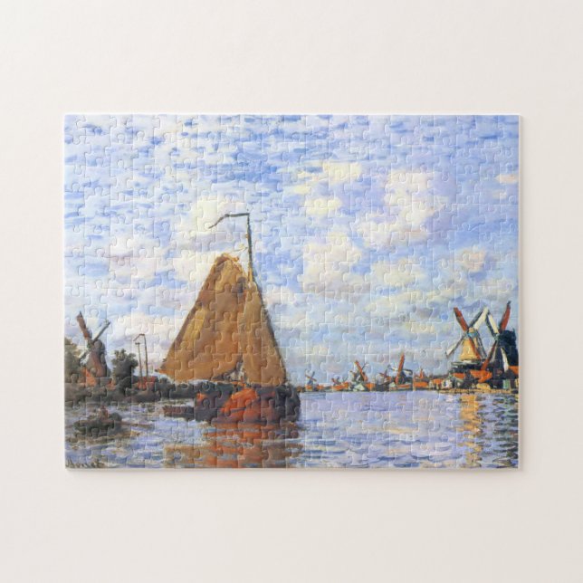 Quebra-cabeça Zaan em Zaandam Monet Fine Art (Horizontal)