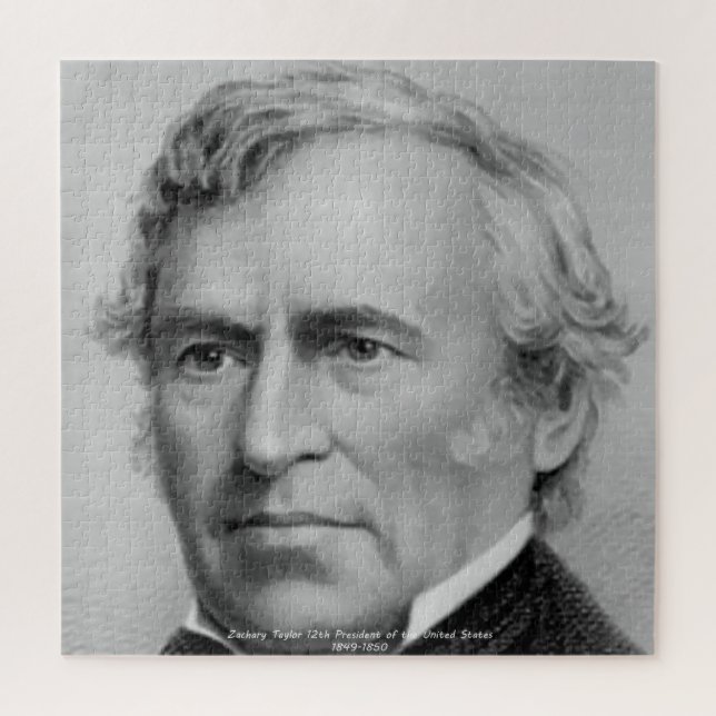 Quebra-cabeça Zachary Taylor 12º Presidente da América. (Vertical)