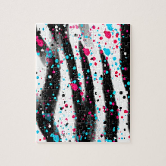 Quebra-cabeça Zebra (Vertical)