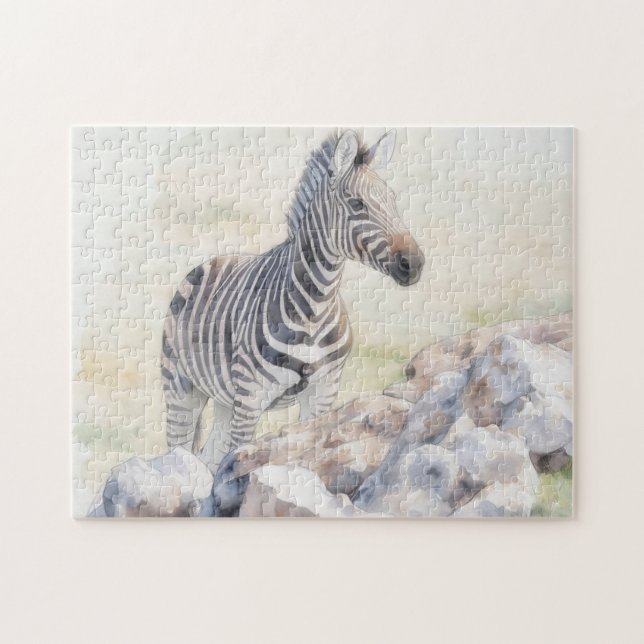 Quebra-cabeça Zebra Art Wild Animal Puzzle (Horizontal)