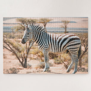 Quebra-cabeça Zebra no Safari