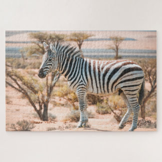 Quebra-cabeça Zebra no Safari