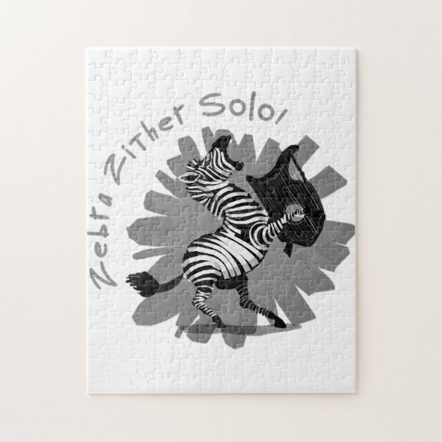 Quebra-cabeça Zebra Zor Solo (Vertical)