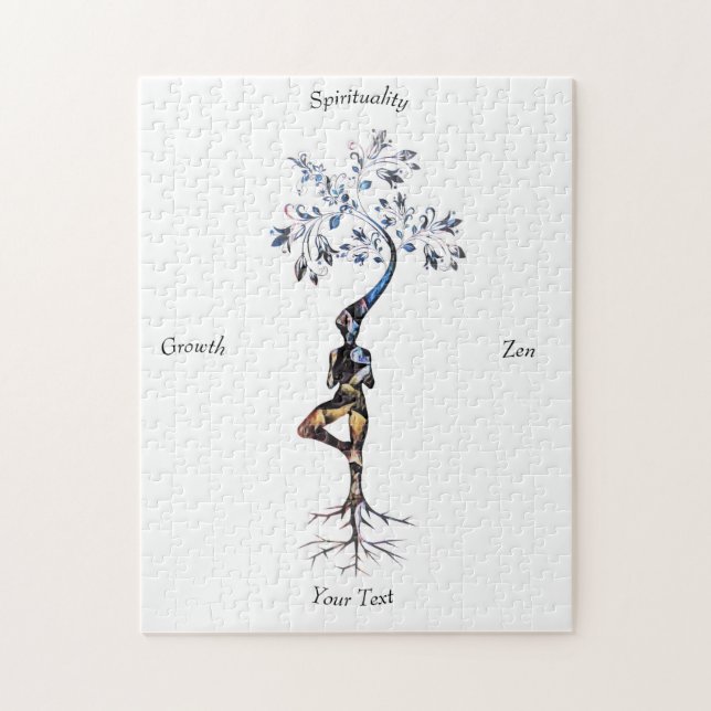 Quebra-cabeça Zen Art Cresce Como Uma Árvore (Vertical)