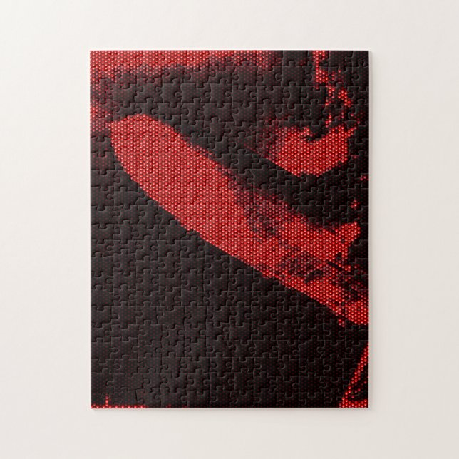 Quebra-cabeça Zepelim do diodo luminescente (Vertical)