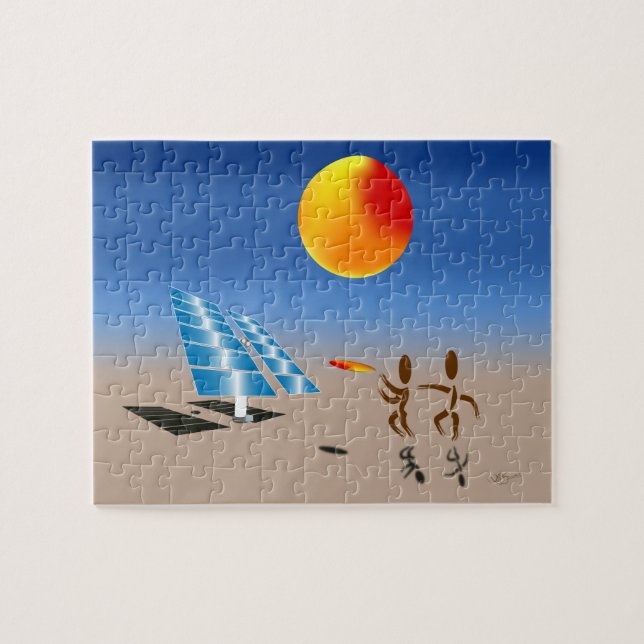 Quebra-cabeça Zinglees ~ Energia solar (Horizontal)