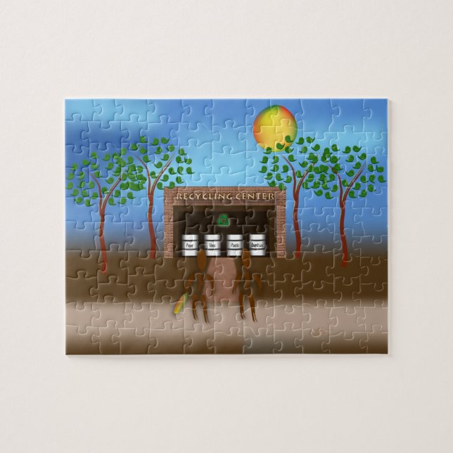 Quebra-cabeça Zinglees ~ Reciclagem (Horizontal)