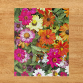 Quebra-cabeça Zinnia Flower Garden Floral