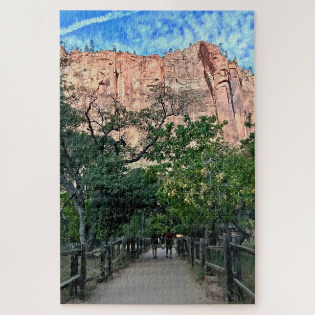Quebra-cabeça Zion National Park estreita Riverside Walk (Vertical)