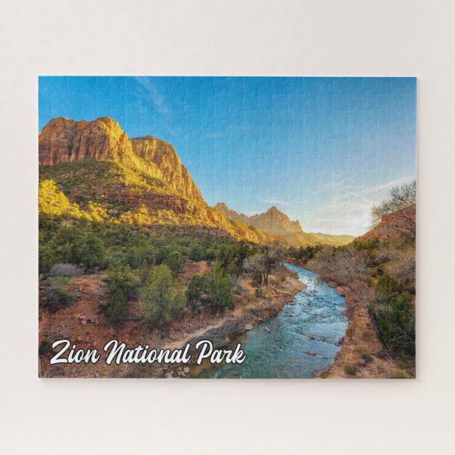 Quebra-cabeça Zion National Park, Utah, Estados Unidos (Horizontal)