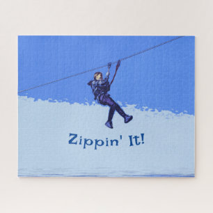 Quebra-cabeça Zippin! - Cavaleiro Zipline