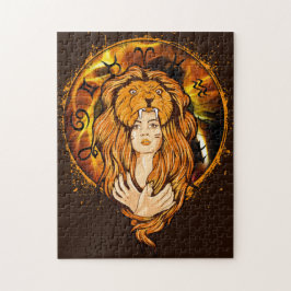 Quebra-cabeça Zodiac Leo Lion