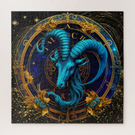 Quebra-cabeça Zodiac Sign Capricorn Quebra-cabeça, 20"x20" 676 p