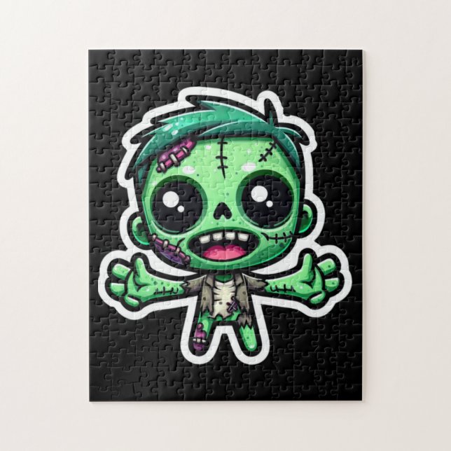 Quebra-cabeça Zombie engraçado (Vertical)