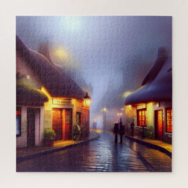 Quebra-cabeça Zona Canal Noite (Vertical)