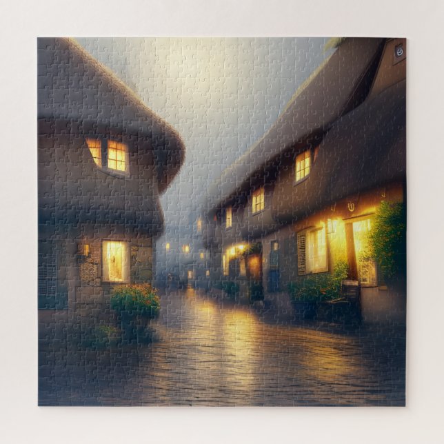 Quebra-cabeça Zona Canal Noite (Vertical)