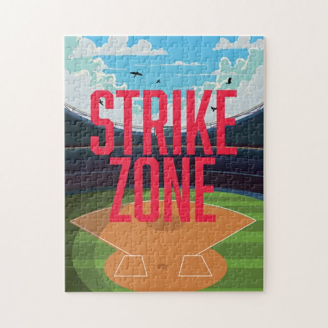 Quebra-cabeça Zona de Strike do Beisebol (Vertical)
