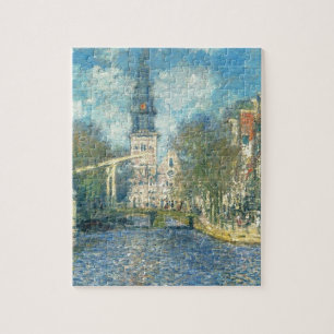 Quebra-cabeça Zuiderkerk em Amsterdão por Claude Monet