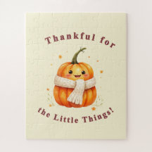 Quebra-Cabeças Abobrinha Feliz "Thankful "