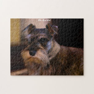 Quebra-cabeças de Cachorro Schnauzer.