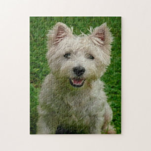 Quebra-cabeças de cães Westie.