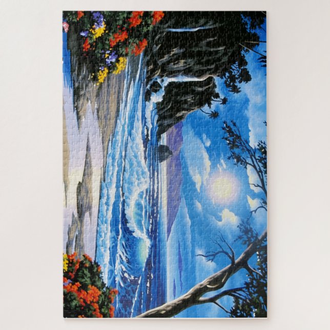 Quebra-cabeças | Ondas na Praia 20" x 30", 1014 pe (Vertical)