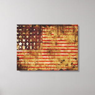 Quebra da Canvas de Bandeira Americana