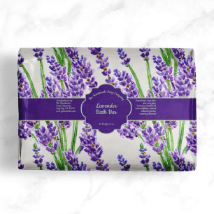 Quebra de sabão das flores da lavanda