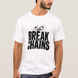 Quebra de T-Shirt das Cadeias