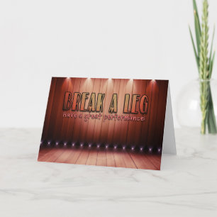 Quebrar Um Cartão De Perna