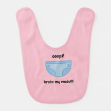 Quebrou meu babador do wudu para meninas