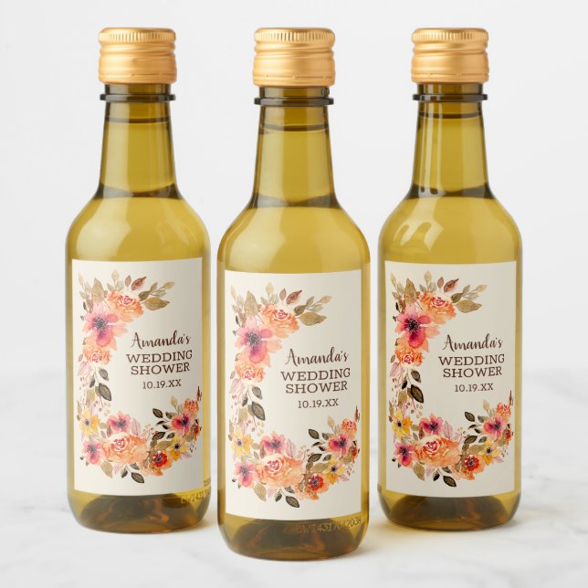 Queda Autumn Floral Swag Mini (Garrafas)