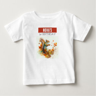Queda / Autumn Vibes Squirrel - t-shirt de anivers