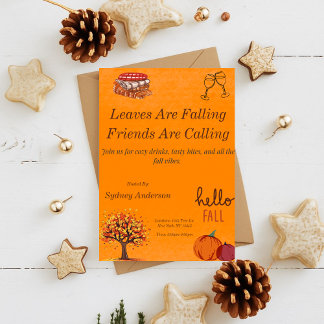 Queda de amigos e Convite de festas familiar