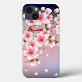 Queda de pétalas fina da flor de cerejeira