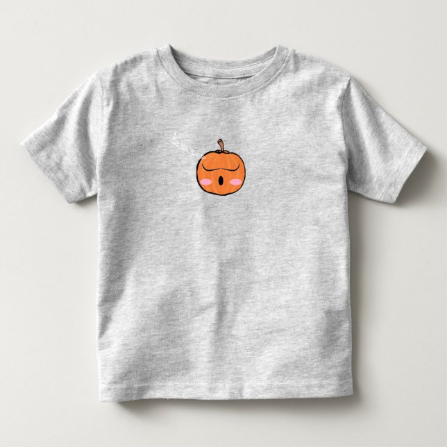 Queda/Dia das Bruxas/Bompkin Toddler T-shirt (Frente)