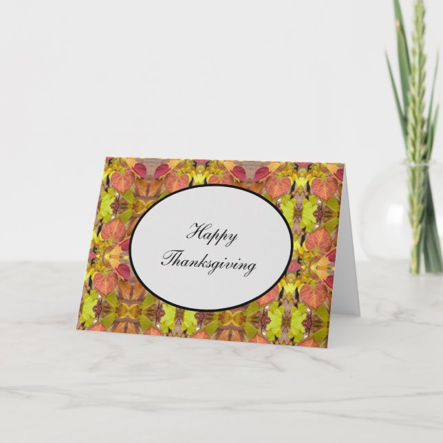 Queda do Cartão de Ação de Graças #1 (Frente)