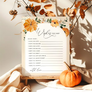 Queda floral Pequenos desejos de abóbora