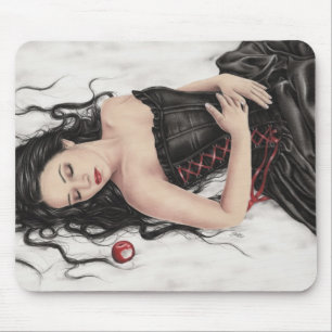 Queda Mousepad dos brancos da neve