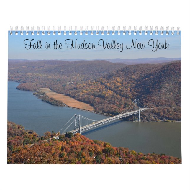 Queda no Calendário do Vale do Hudson em Nova York (Capa)