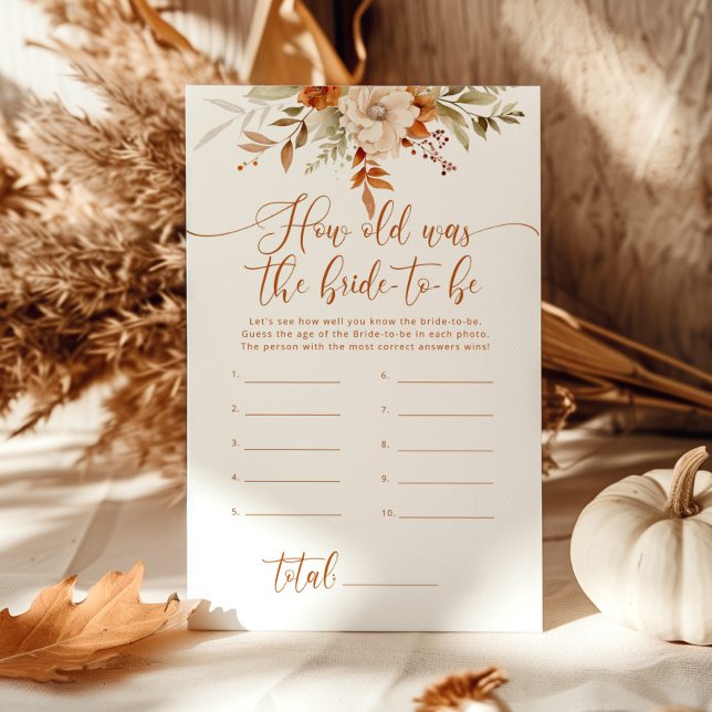 Queda Quantos anos tinha a noiva de ser o jogo (Criador carregado)