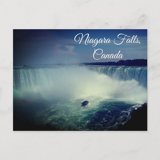 Quedas de Niagara, cartão postal do Canadá (Frente)