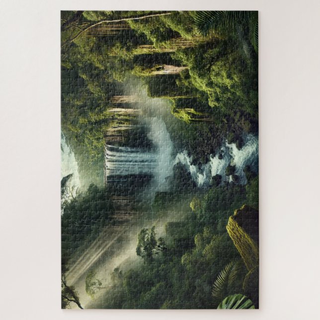 "Quedas dos Esquecidos" - Quebra-cabeça do serrote (Vertical)