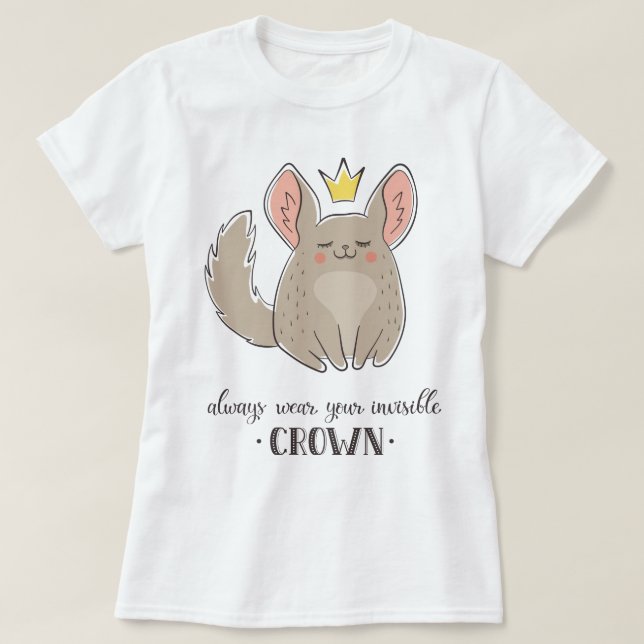 Queen Chinchilla T-Shirt (Frente do Design)